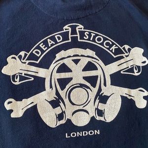 Footpatrol London Heavyweight Vintage Mask T-Shirt M Navy